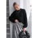 Female jumper, size XL, black color 62038