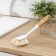 Brush for dishes Meli, 8 × 6.5 × 29 cm, bamboo handle, beige color