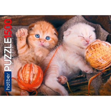 Puzzle "There are not many cats", 1,500 elements-1