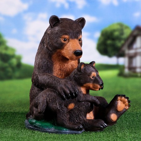 Garden figure "Two bears" 41x40x45cm-3