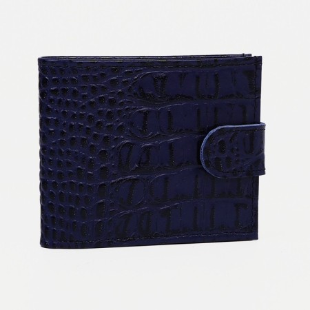 Women's wallet on the button, purple color