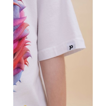 Children's T -shirt, height 104 cm, white color-3