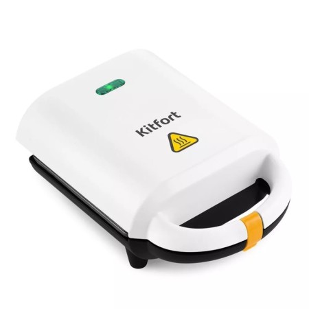 Electric waffle box KitFort KT-1695, 460 W, Belgian, white
