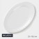 Porcelain dining plate Magistro "glare", 25 × 16.5 × 1.5 cm, white color