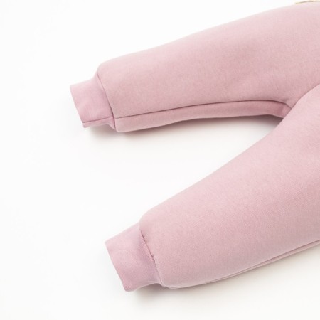 Costume: sweatshirt and pants crumb I, Basic Line, height 62-68 cm, pink color-12