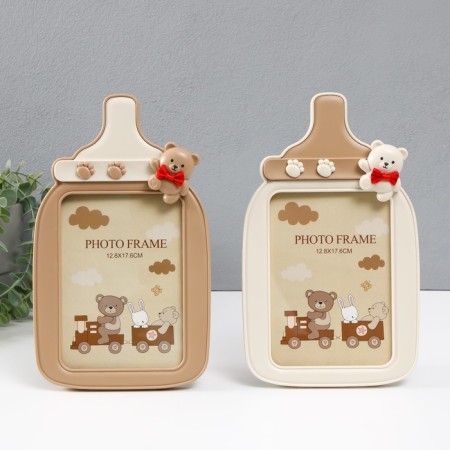 Photo frame plastic 13x18 cm "Children's bottle" mix 17x3.5x28 cm