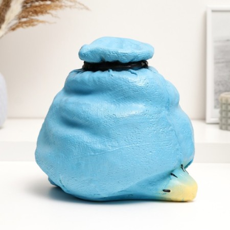 Piggy bank "Sigo Stuff" blue, 22x27cm-2