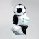 Football-2 balls for a boy, latex, foil, 5 pcs.