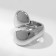 Ring Metal "Trend" hugs, silver color, size 17