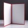 Address folder "for signature" Bumvinyl, soft, red, a4