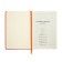 Leduced Diary A5, 140l, Cage, leatherette, elastic band, black cut, orange