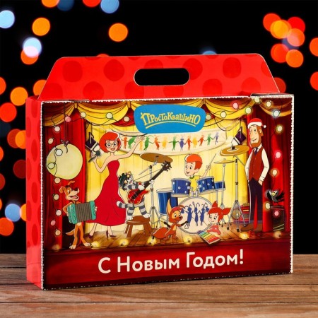Gift box "Prostokvashino", 31 x 6.5 x 21.5 cm-1
