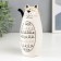 Souvenir Ceramics "Cat with glasses with a curly tummy" 6.2x5.8x14 cm