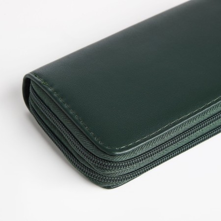 Women's wallet with lightning, green color-2