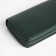 Women's wallet with lightning, green color