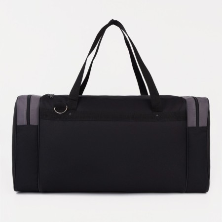 Road bag on lightning, 3 outer pockets, long belt, black/gray color-1