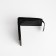 Male purse for magnet, department for bills, for maps, for coins, black color