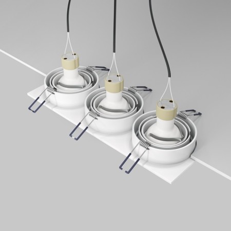 The built-in lamp Technical DL024-2-03W, 3x50W, 25.6x9.2x2.5 cm, GU10, white color-6