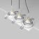 The built-in lamp Technical DL024-2-03W, 3x50W, 25.6x9.2x2.5 cm, GU10, white color