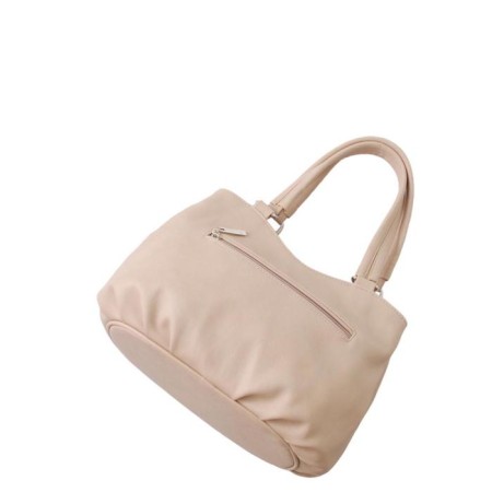 Bag-tout on lightning, beige color-1