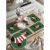 A set of napkins for setting the table “Dachshund in a striped T -shirt”, rectangular, rounded edges, size 30x46 cm, 4 pcs