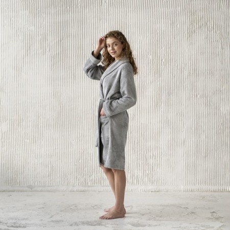 Tao robe, size XL, gray color-2
