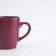 Mug ceramic shade Vanil, 350 ml, burgundy color