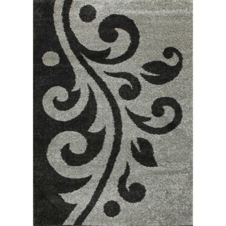 Rectangular carpet Merinos Platinum, size 80x150 cm, Gray color
