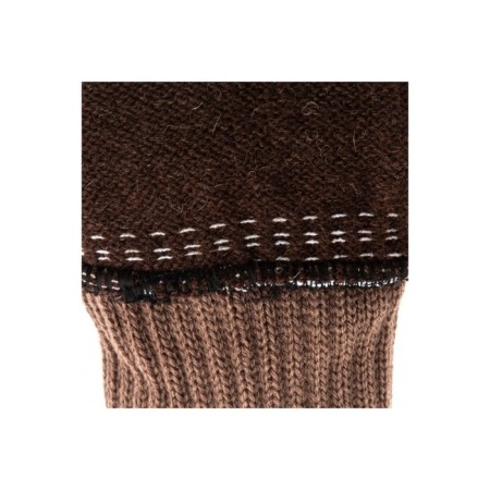 Workers, m/b gloves, with PVC coating, half -wool, Sibrtekh-4