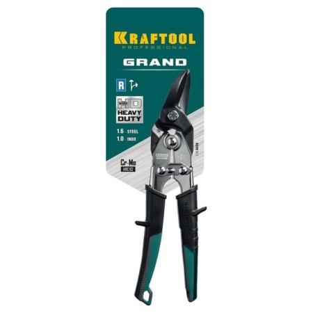 Metal scissors Kraftool Alligator, 2k handles, left cut, 250 mm-3