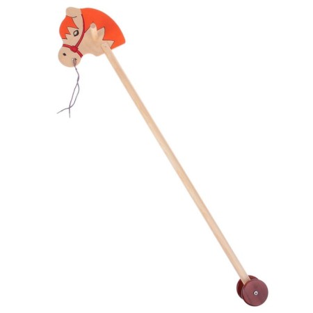 Horn-slide on a stick, on wheels-1