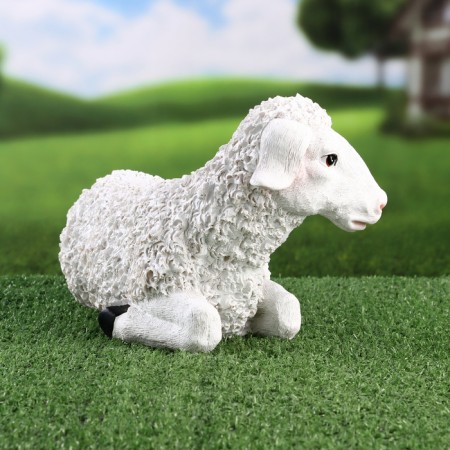 Garden figure "lambs lies" 29x15x17cm-3