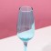 A set of glasses for champagne “turquoise”, glass, 210 ml, 6 pcs