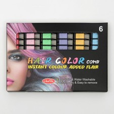 Shallows for hair with a nozzle, set, 6 colors