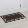 Rug Odda -dilapidated “Emma”, with a edging, 46 × 76 cm, brown color