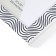 Photo frame plastic 20x25 cm "waves" white with black 28.5x23.5 cm