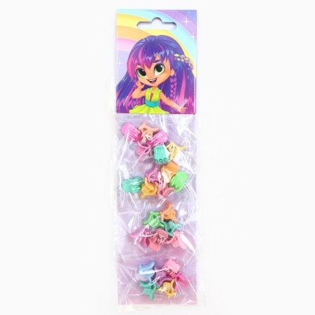 Hair crab "Little Duffeur", 24 pcs., 1 x 1.5 x 1.5 cm-2