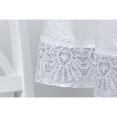 Finished tablecloth Meiwa, d = 178 cm, white color-2