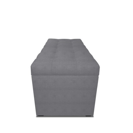 Puff with a lid and weighting, 800 × 400 × 420 mm, Solta Rogozhka, Grey Color-2