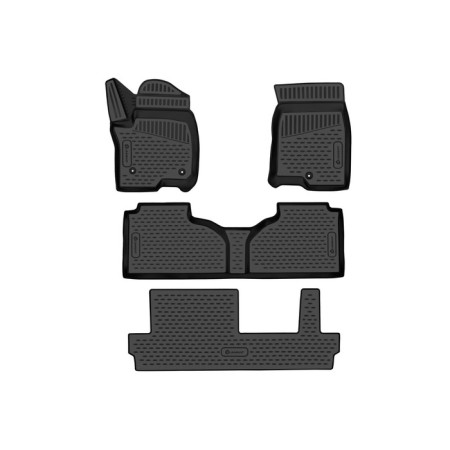 3D mats in a salon for Chevrolet Tahoe (V), 2020-, SUV, whole SID. 2 rows, 4 pcs