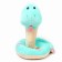 Soft toy "Snake", with a heart, for the New Year