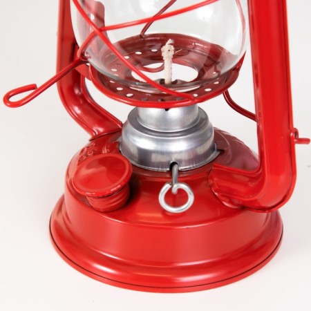 Kerosene lamp decorative red 11.5*15*25 cm Risalux-5