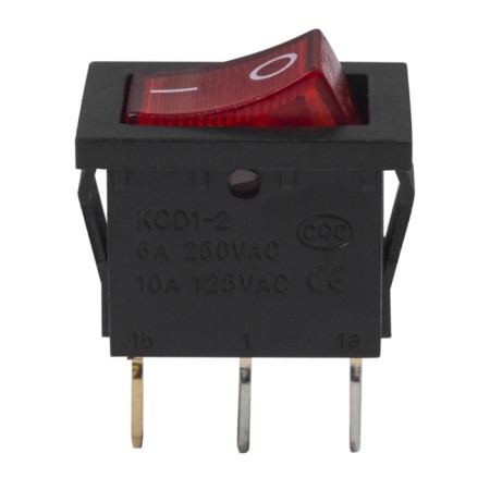 Klavim 24V 15A (3C) on-off switch Red with mini rexant backlight-1