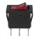 Klavim 24V 15A (3C) on-off switch Red with mini rexant backlight