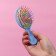 Comb - mini massage, 5.5 × 14 cm, blue color