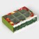 New Year. Box for 6 sweets "Christmas toys", 13.7 x 9.8 x 3.8 cm, confectionery packaging
