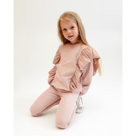Sweatshirt for girl KAFTAN "Basic Line" size 30 (98-104), pink color-4