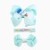 Hairpin clamping hair with a bow, set 3 pcs, cold heart