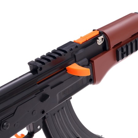 AK-47 toy automatic, shoots with suction cups-7