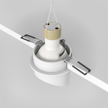 The built-in lamp Technical DL044-01-GU10-W, GU10, 1x12 W, 68x68x70 mm, white with gold-5